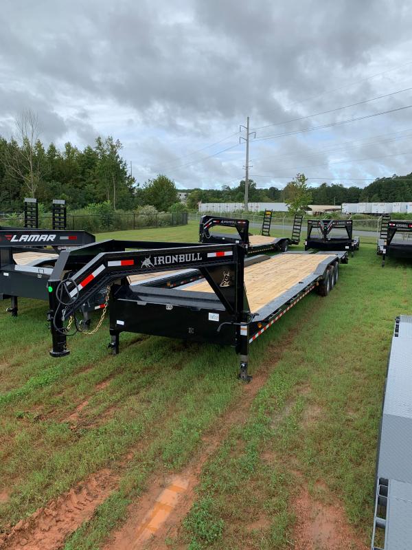 New 2022 Iron Bull 8.5ft x 40ft 21k Triple Axle Gooseneck Car/Equipment Hauler (Black) New 2022 Iron Bull 8.5ft x 40ft 21k Triple Axle Gooseneck Car/Equipment Hauler (Black)