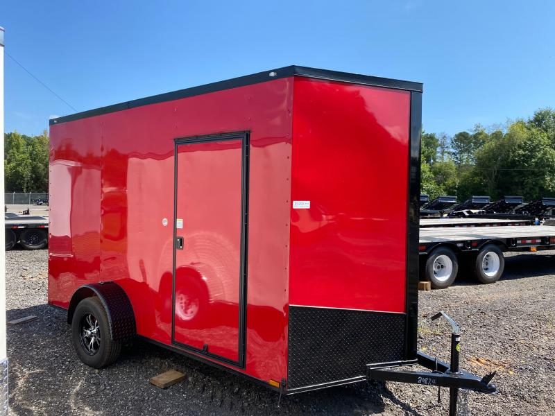 New 2022 Spartan 6ft x 12ft 3.5k Single Axle Bumper Pull Enclosed w/7ft walls (Red w/SBO) New 2022 Spartan 6ft x 12ft 3.5k Single Axle Bumper Pull Enclosed w/7ft walls (Red w/SBO)