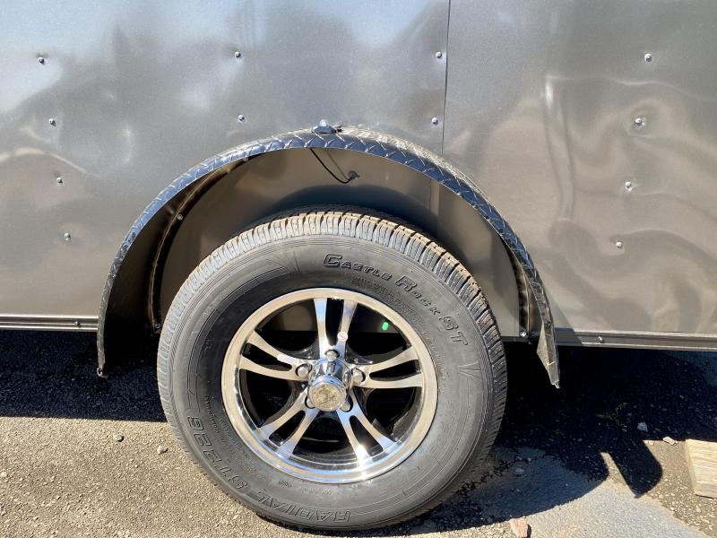 New 2021 Rock Solid 6ft x 12ft 3.5k Single Axle Bumper Pull Enclosed w