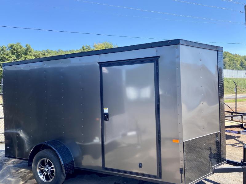 New 2021 Rock Solid 6ft x 12ft 3.5k Single Axle Bumper Pull Enclosed w