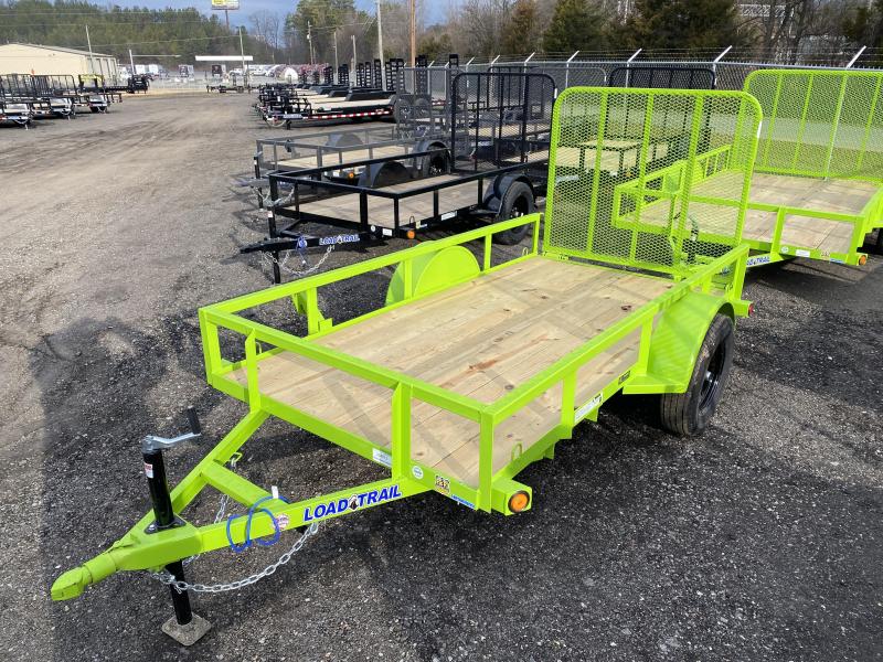 New 2021 Load Trail 5ft x 10ft 3.5k Single Axle Bumper Pull Utility (Safety Green) New 2021 Load Trail 5ft x 10ft 3.5k Single Axle Bumper Pull Utility (Safety Green)