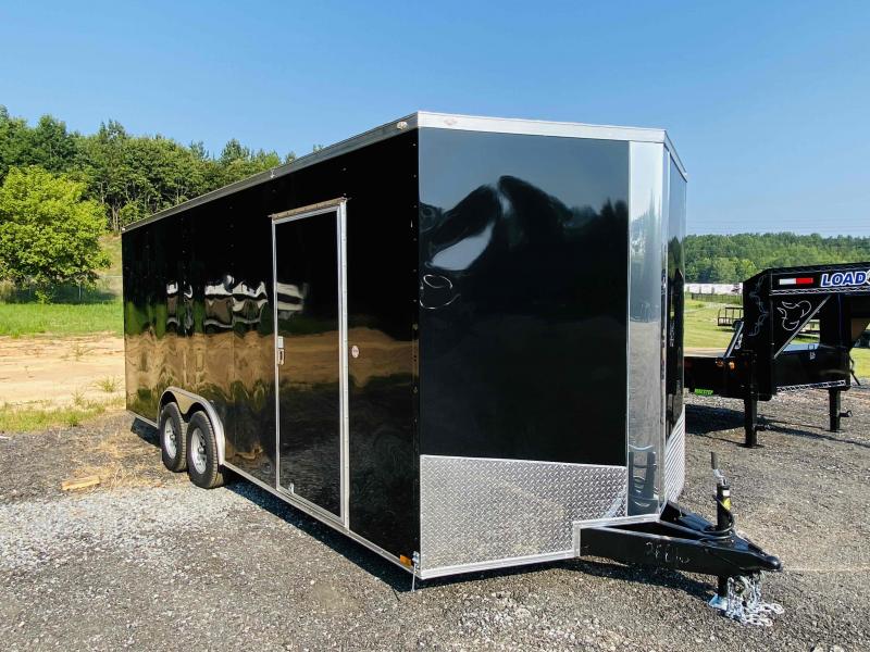 New 2022 Spartan 8.5ft x 20ft 10k Tandem Axle Bumper Pull Enclosed w/6.5ft walls (Black) New 2022 Spartan 8.5ft x 20ft 10k Tandem Axle Bumper Pull Enclosed w/6.5ft walls (Black)