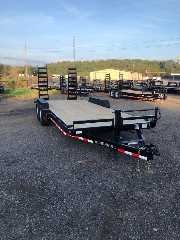 New 2022 Iron Bull 7ft x 20ft 14k Tandem Axle Bumper Pull Car/Equipment Hauler (Black) New 2022 Iron Bull 7ft x 20ft 14k Tandem Axle Bumper Pull Car/Equipment Hauler (Black)