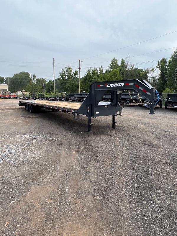 Flatbed Deckover Trailer Lamar 8.5 X 40 24k Flatbed Deckover Trailer Lamar 8.5 X 40 24k