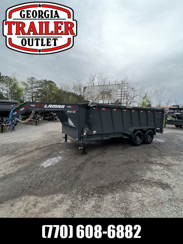 Dump Trailer Lamar 7 X 16 14k
