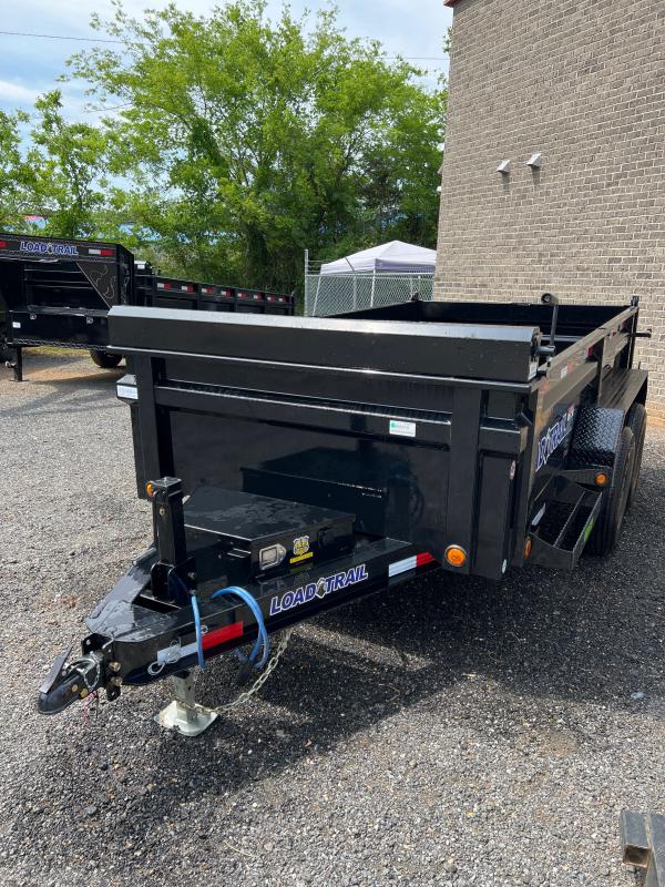 New 2022 Load Trail 6ft x 12ft 10k Tandem Axle Bumper Pull Dump w/2ft walls & Two-Way Spreader Gate (Black) New 2022 Load Trail 6ft x 12ft 10k Tandem Axle Bumper Pull Dump w/2ft walls & Two-Way Spreader Gate (Black)