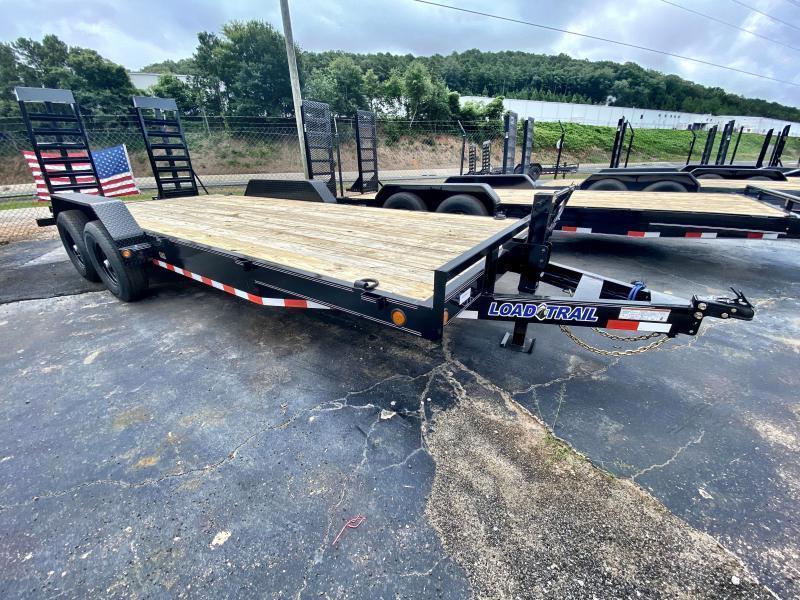 New 2020 Load Trail 7ft x 20ft 14k Tandem Axle Bumper Pull Car/Equipment Hauler (Black) New 2020 Load Trail 7ft x 20ft 14k Tandem Axle Bumper Pull Car/Equipment Hauler (Black)