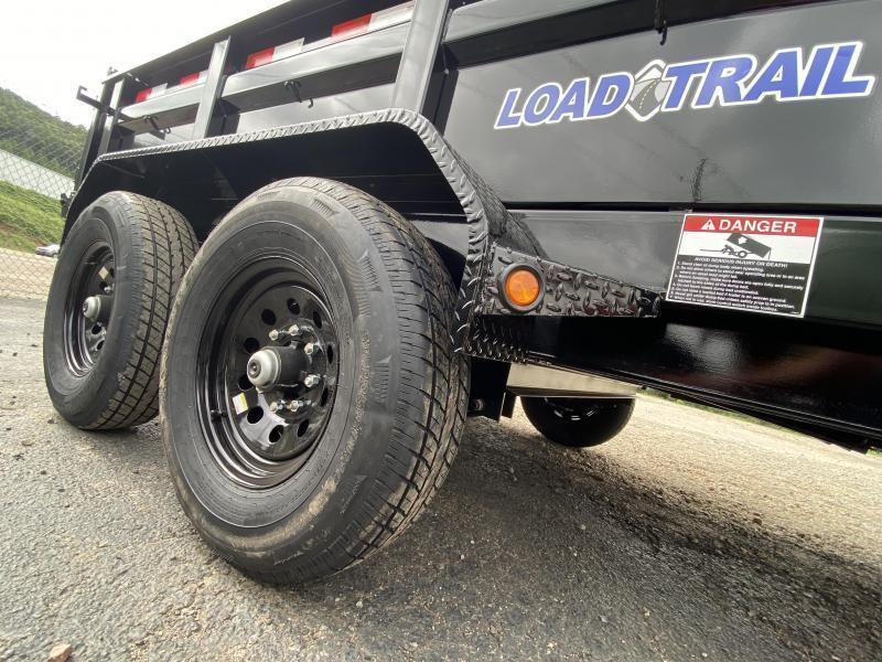 New 2021 Load Trail 7ft x 14ft 14k Tandem Axle Bumper Pull Dump w/2ft