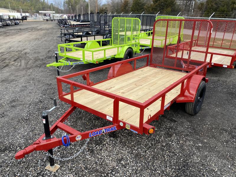 New 2021 Load Trail 5ft x 10ft 3.5k Single Axle Bumper Pull Utility (Red) New 2021 Load Trail 5ft x 10ft 3.5k Single Axle Bumper Pull Utility (Red)