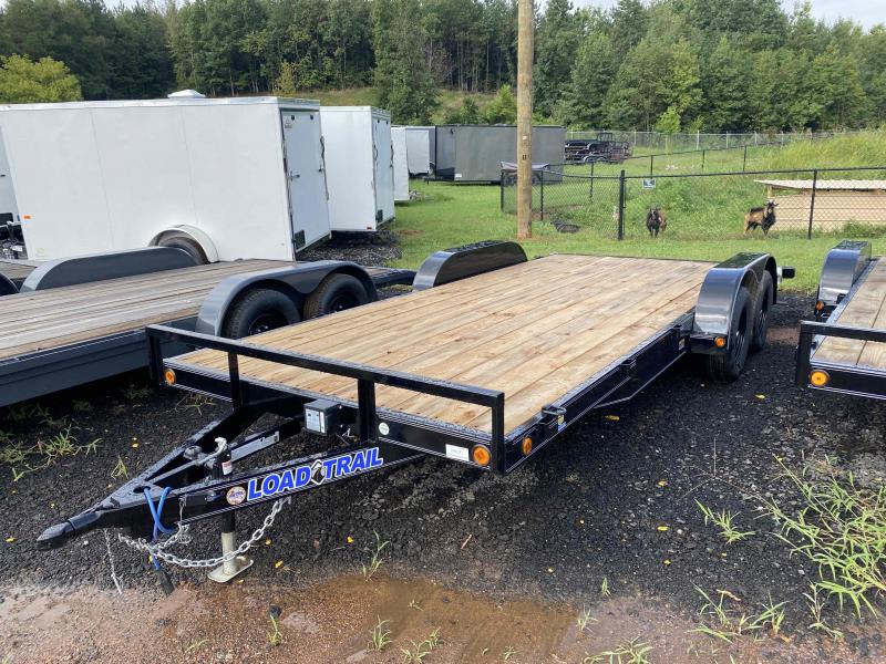 New 2022 Load Trail 7ft x 18ft 7k Tandem Axle Bumper Pull Car/Equipment Hauler (Black) New 2022 Load Trail 7ft x 18ft 7k Tandem Axle Bumper Pull Car/Equipment Hauler (Black)