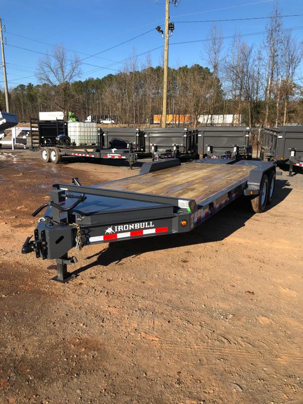 New 2022 Iron Bull 7ft x 22ft 14k Tandem Axle Bumper Pull Car/Equipment