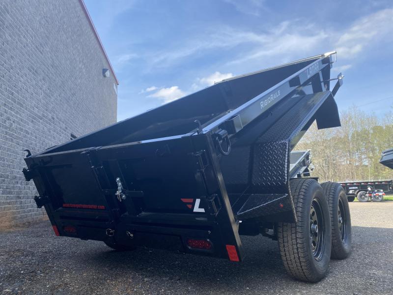 New 2021 Lamar 5ft x 10ft 7k Tandem Axle Mini Bumper Pull Dump w/1.5ft