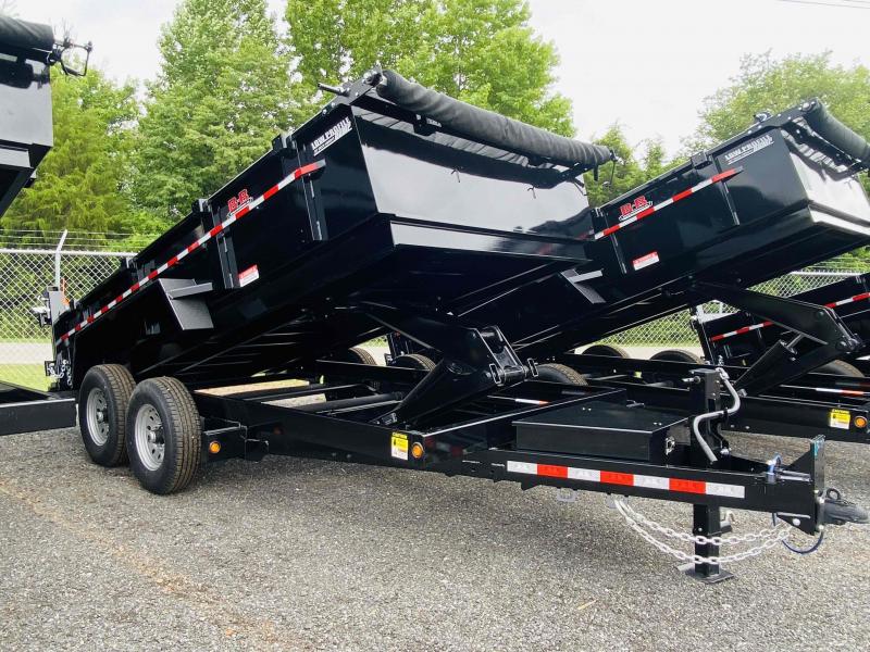 New 2021 Behnke 7ft x 14ft 14k Tandem Axle Bumper Pull Dump w/2ft walls (Black) New 2021 Behnke 7ft x 14ft 14k Tandem Axle Bumper Pull Dump w/2ft walls (Black)