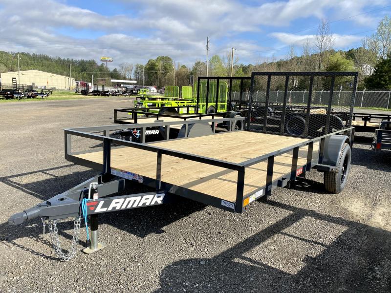 New 2021 Lamar 7ft x 12ft 3.5k Single Axle Bumper Pull Utility (Lamar Gray) New 2021 Lamar 7ft x 12ft 3.5k Single Axle Bumper Pull Utility (Lamar Gray)