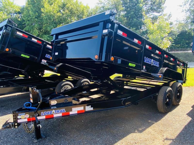 New 2021 Load Trail 7ft x 16ft 14k Tandem Axle Bumper Pull Dump w/2ft walls (Black) New 2021 Load Trail 7ft x 16ft 14k Tandem Axle Bumper Pull Dump w/2ft walls (Black)