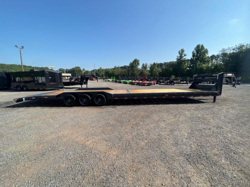 New 2023 Lamar 8.5ft x 40ft 21k Triple Axle Gooseneck Car/Equipment