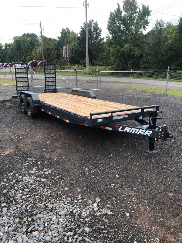New 2021 Lamar 7ft x 22ft 14k Tandem Axle Bumper Pull Car/Equipment Hauler (Lamar Gray) New 2021 Lamar 7ft x 22ft 14k Tandem Axle Bumper Pull Car/Equipment Hauler (Lamar Gray)