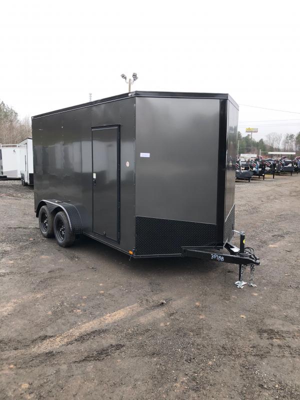 New 2022 Spartan 7ft x 14ft 7k Tandem Axle Bumper Pull Enclosed w/7ft walls (Charcoal w/BO) New 2022 Spartan 7ft x 14ft 7k Tandem Axle Bumper Pull Enclosed w/7ft walls (Charcoal w/BO)