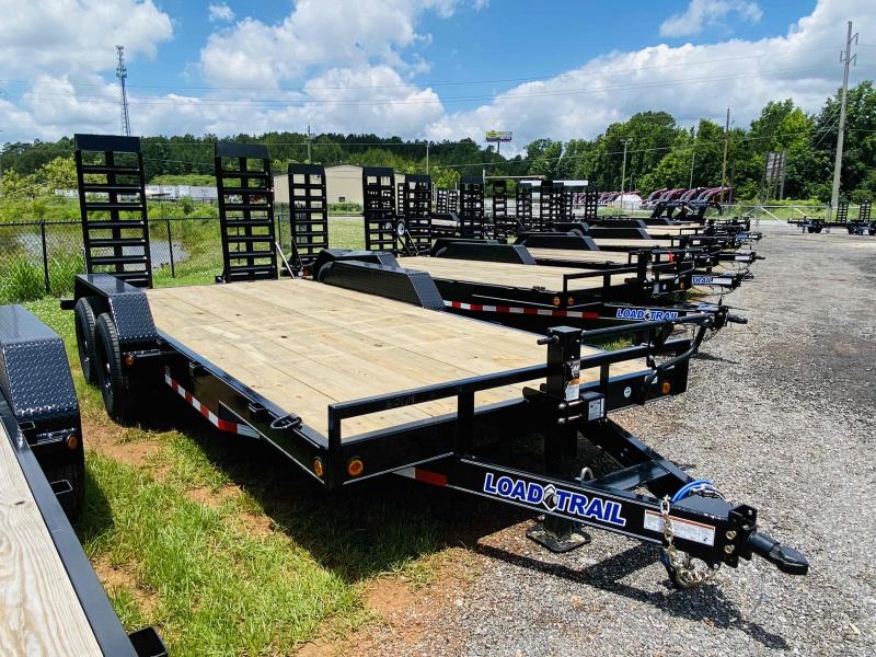 New 2021 Load Trail 7ft x 20ft 14k Tandem Axle Bumper Pull Car/Equipment Hauler (Black) New 2021 Load Trail 7ft x 20ft 14k Tandem Axle Bumper Pull Car/Equipment Hauler (Black)