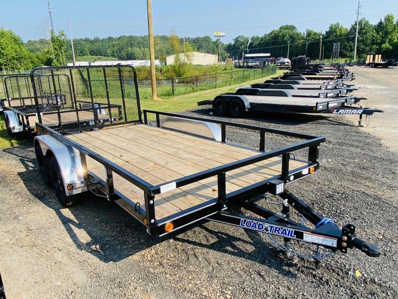 New 2021 Load Trail 7ft x 14ft 7k Tandem Axle Bumper Pull Utility w/1ft walls (Black) New 2021 Load Trail 7ft x 14ft 7k Tandem Axle Bumper Pull Utility w/1ft walls (Black)