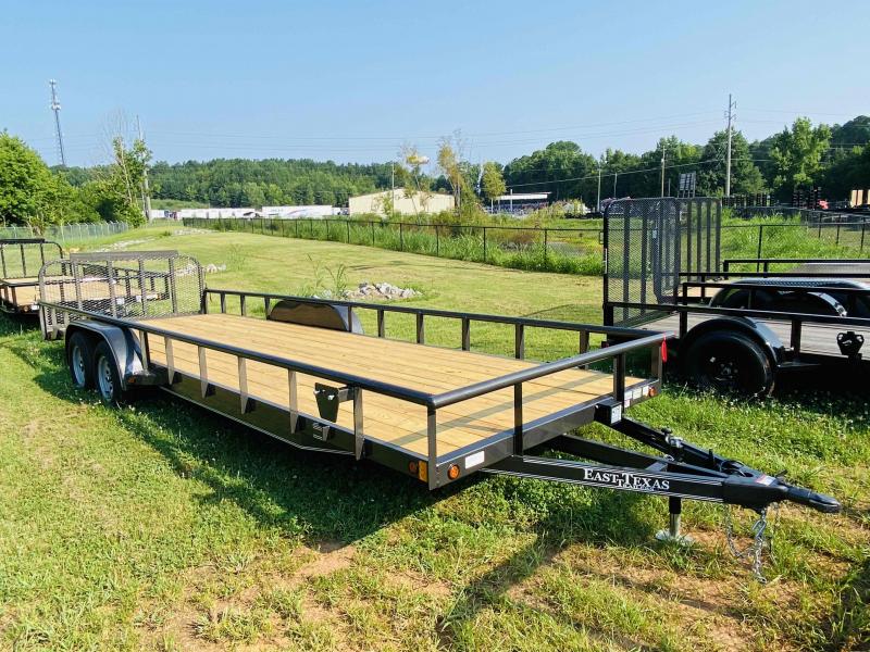 New 2021 East Texas 7ft x 24ft 7k Tandem Axle Bumper Pull Utility w/1ft walls (Charcoal) New 2021 East Texas 7ft x 24ft 7k Tandem Axle Bumper Pull Utility w/1ft walls (Charcoal)