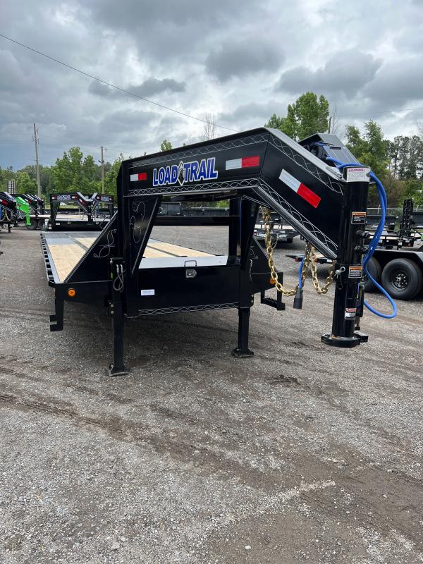 New 2022 Load Trail 8.5ft x 32ft 24k Tandem Axle Low-Pro w/ Hyd. Dovetail Gooseneck Flatbed & 9-ft Hydraulic Dovetail (Black) New 2022 Load Trail 8.5ft x 32ft 24k Tandem Axle Low-Pro w/ Hyd. Dovetail Gooseneck Flatbed & 9-ft Hydraulic Dovetail (Black)