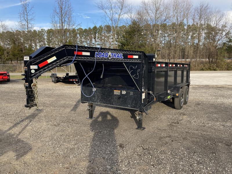 Used 2020 Load Trail 7ft x 16ft 16k Tandem Axle Gooseneck Dump w/3ft walls (Black) Used 2020 Load Trail 7ft x 16ft 16k Tandem Axle Gooseneck Dump w/3ft walls (Black)