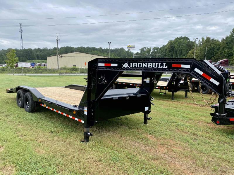 New 2022 Iron Bull 8.5ft x 22ft 14k Tandem Axle Gooseneck Car/Equipment Hauler (Black) New 2022 Iron Bull 8.5ft x 22ft 14k Tandem Axle Gooseneck Car/Equipment Hauler (Black)