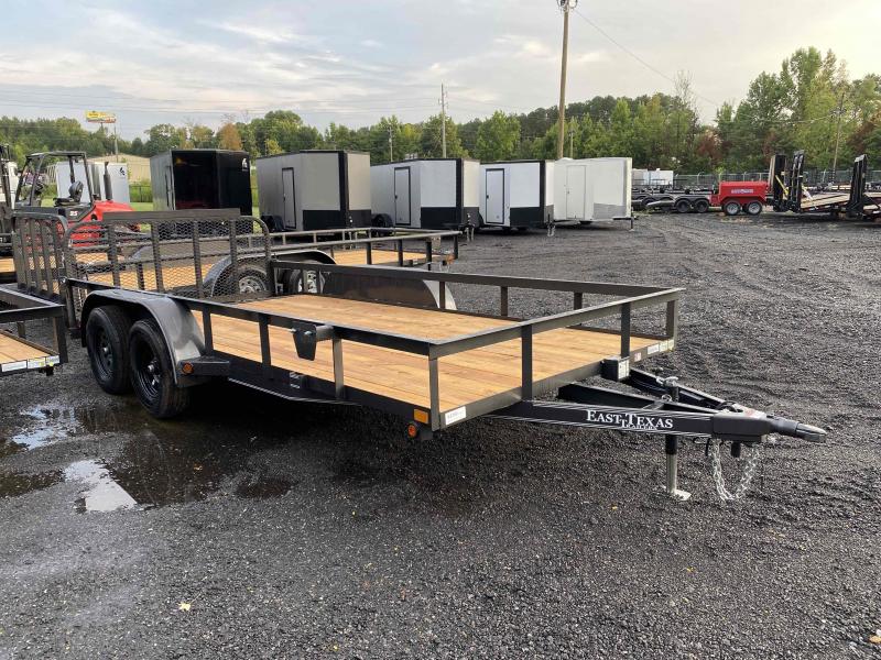 New 2021 East Texas 7ft x 14ft 7k Tandem Axle Bumper Pull Utility w/1ft walls (Charcoal) New 2021 East Texas 7ft x 14ft 7k Tandem Axle Bumper Pull Utility w/1ft walls (Charcoal)