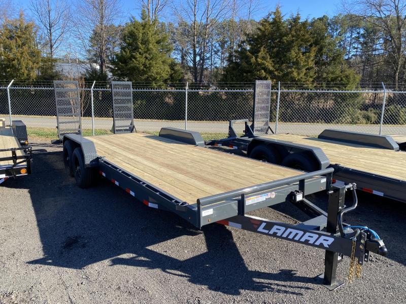 New 2021 Lamar 7ft x 22ft 14k Tandem Axle Bumper Pull Car/Equipment Hauler (Lamar Gray) New 2021 Lamar 7ft x 22ft 14k Tandem Axle Bumper Pull Car/Equipment Hauler (Lamar Gray)