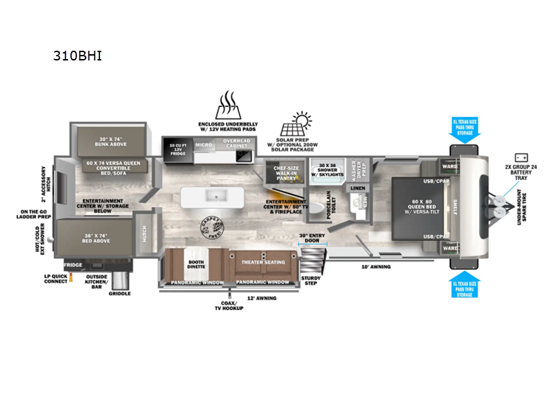 new Travel Trailers Forest River Wildwood Heritage Glen for sale, in Laredo, TX Thumbnail 2