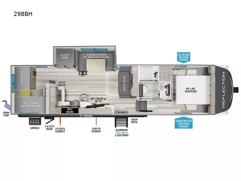 new Fifth Wheel Trailers Grand Design RV Reflection 150 Series for sale, in Laredo, TX Thumbnail 2