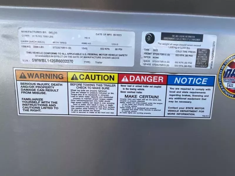 used Stock / Stock Combo Trailers Delco Trailers DELCO TRAILERS for sale, in Laredo, TX Thumbnail 5