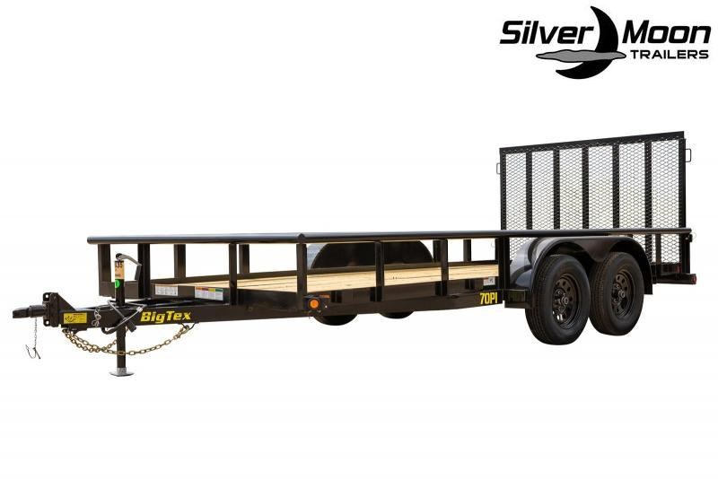2020 Big Tex Trailers 70PI-16' Utility Trailer W/Gate 2020 Big Tex Trailers 70PI-16' Utility Trailer W/Gate