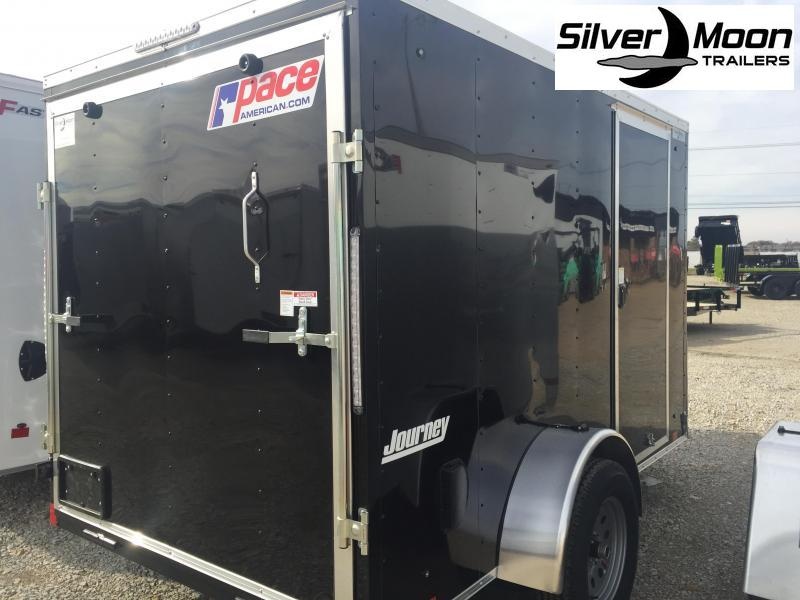 2021 Pace American 6x10 Enclosed Cargo Trailer For Sale Silver Moon