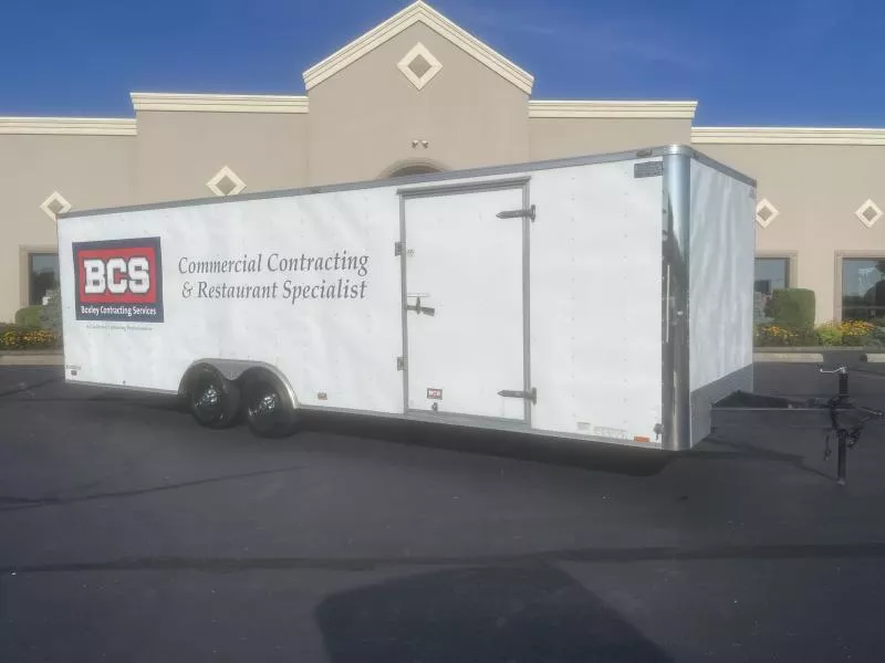 Used TA 8.5x26 Enclosed Trailer w/ Ramp Door 