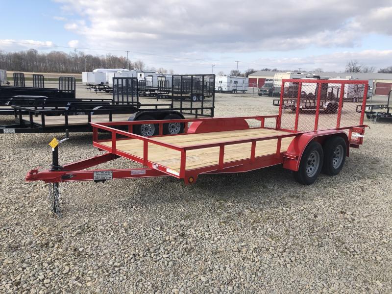 Lone Wolf Trailers 6x16 Tandem Axle Utility w/ Rear Gate Lone Wolf Trailers 6x16 Tandem Axle Utility w/ Rear Gate