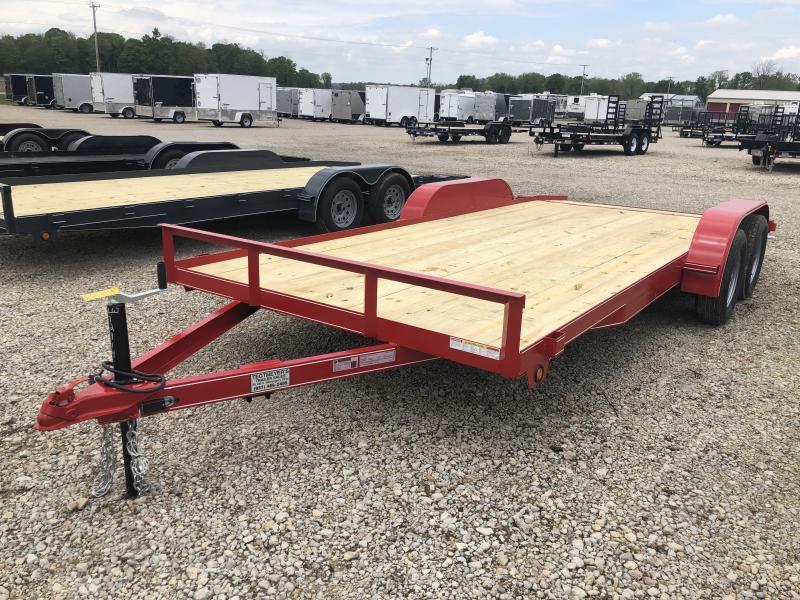 Lone Wolf Trailers 18' Wood Floor Car Trailers w/ ramps - 7000 GVW - BRAKE Lone Wolf Trailers 18' Wood Floor Car Trailers w/ ramps - 7000 GVW - BRAKE