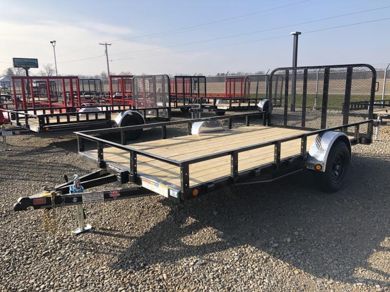 PJ Trailers 7x14 Utility Trailers w/ Gate - Single Axle 4995 GVW PJ Trailers 7x14 Utility Trailers w/ Gate - Single Axle 4995 GVW