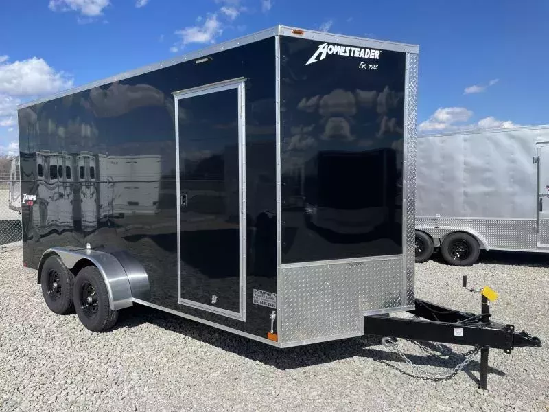 Homesteader 7x16 Enclosed Trailer Heavy Duty with Ramp Door
