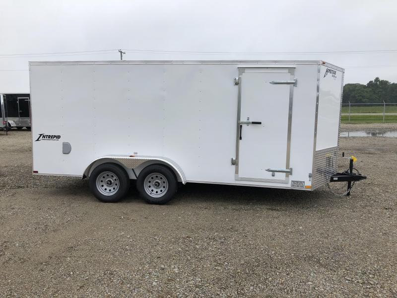 Homesteader Trailers 7x16 Enclosed Trailer w/ Ramp Door Side Wall