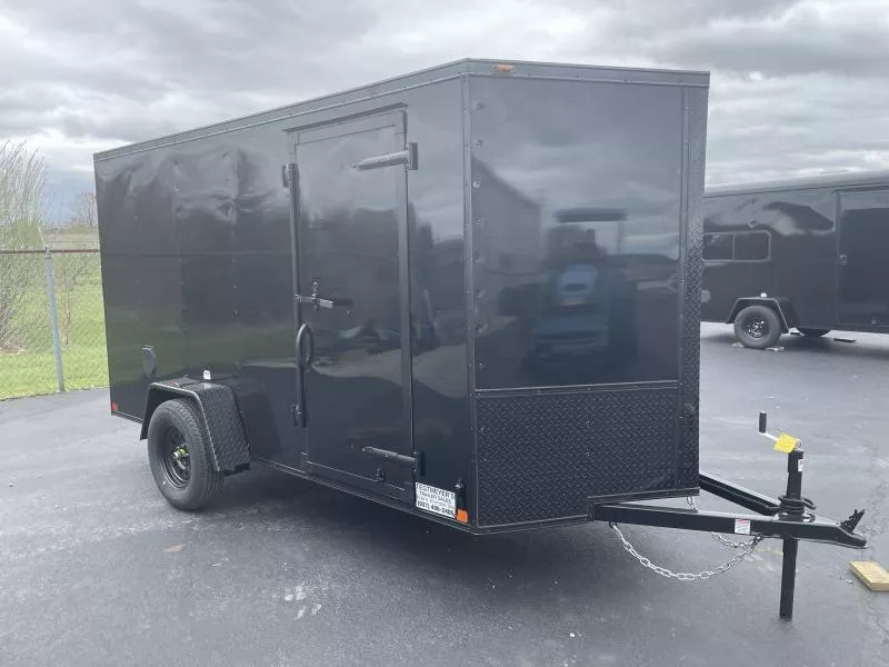 Homesteader Trailers 6x12 SA-29  Enclosed Trailer w/ Ramp Door - D Rings - Side Wall Vents