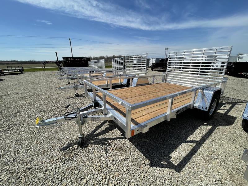 Black Rhino 7x12 Aluminum Utility Trailer w/ Gate -wood floor Black Rhino 7x12 Aluminum Utility Trailer w/ Gate -wood floor