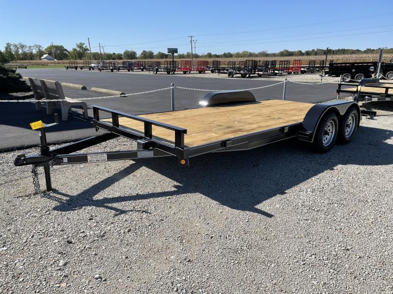 P&T Trailers 18' Wood Floor Car Hauler w/ ramps PJ Trailers in OH