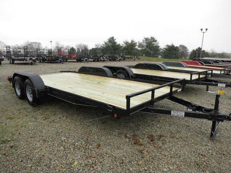 Lone Wolf Trailers 20' Wood Floor Car Trailers w/ ramps - 7000 GVW - BRAKE Lone Wolf Trailers 20' Wood Floor Car Trailers w/ ramps - 7000 GVW - BRAKE