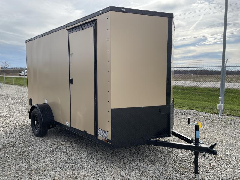 Continental Cargo 6X12 Enclosed Trailers W/ Ramp Door PJ Trailers in