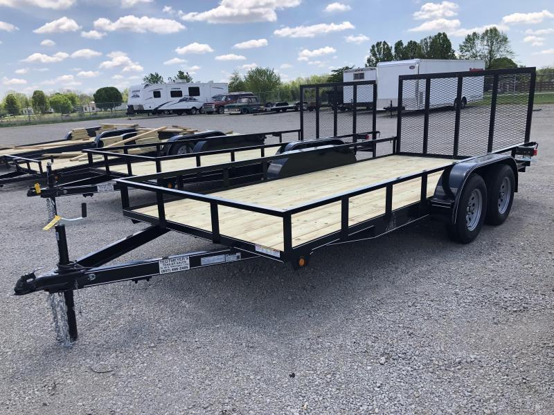 Lone Wolf Trailers 7x18 Tandem Axle Utility w/ Rear Gate Lone Wolf Trailers 7x18 Tandem Axle Utility w/ Rear Gate