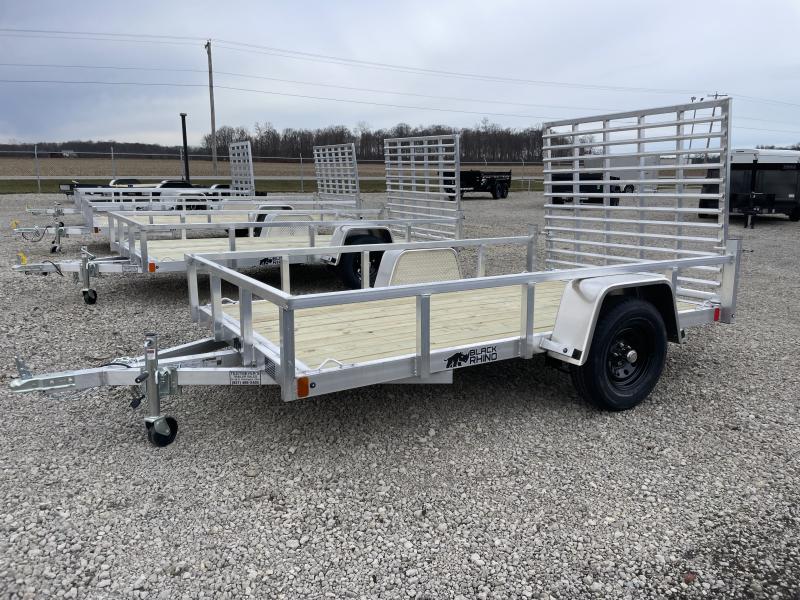  Black Rhino 6x10 Aluminum Utility Trailer w/ Gate -wood floor