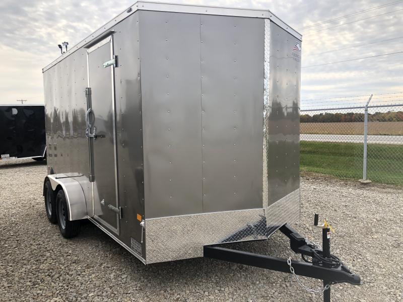 American Hauler 7X14 Enclosed Trailers W/ Ramp Door - LED - Dome Light American Hauler 7X14 Enclosed Trailers W/ Ramp Door - LED - Dome Light