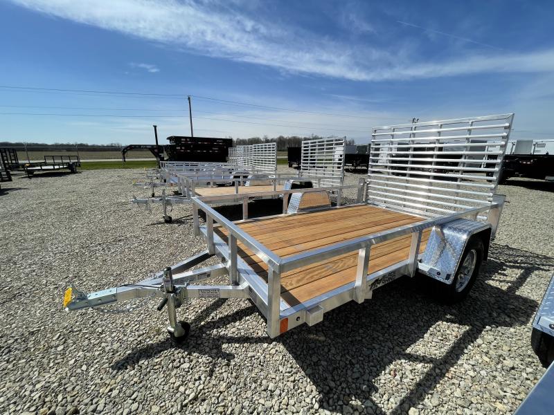 Black Rhino 6x10 Aluminum Utility Trailer w/ Gate -wood floor Black Rhino 6x10 Aluminum Utility Trailer w/ Gate -wood floor